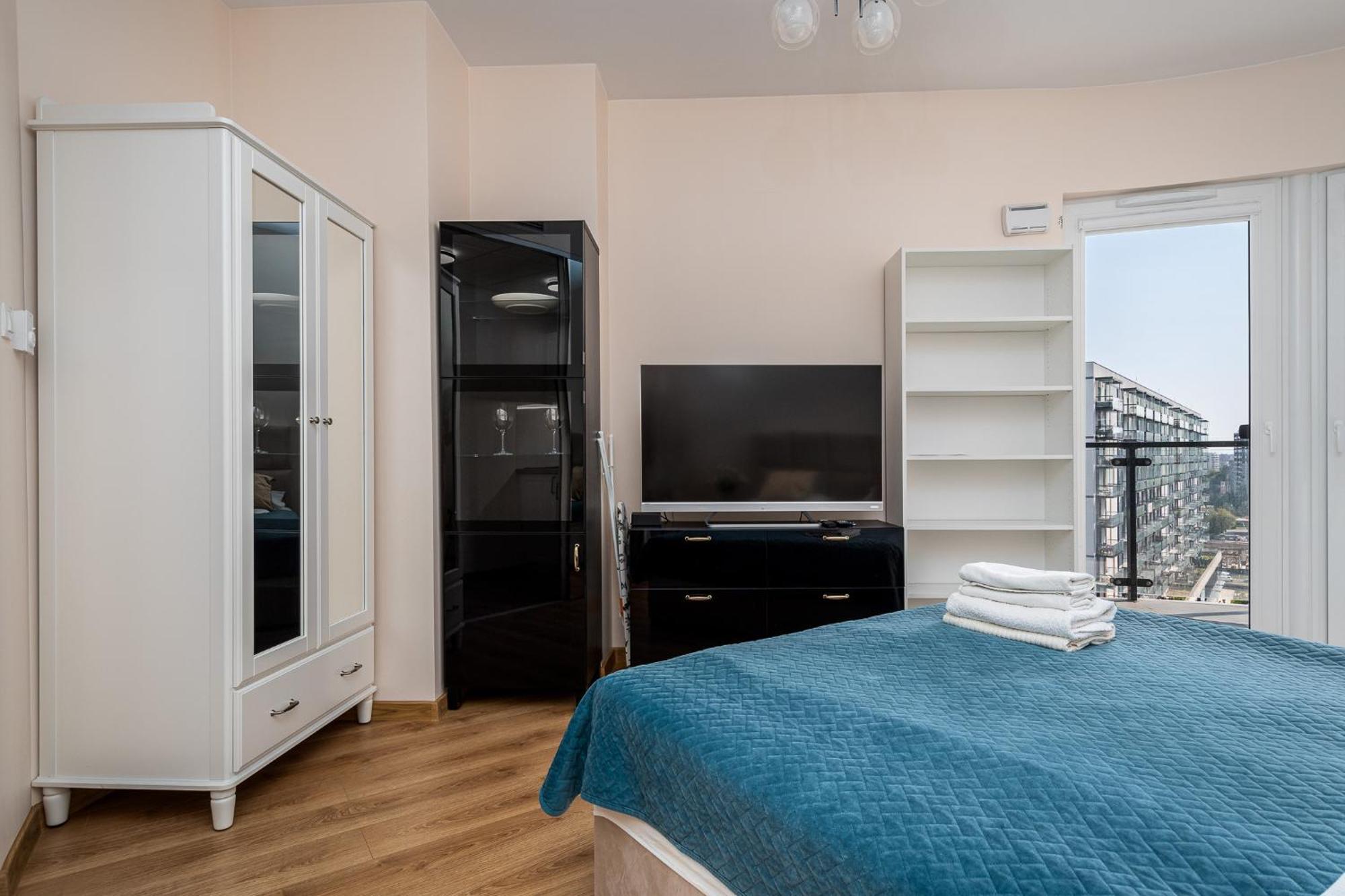 Kasprzaka 29 Wola Tower Free Garage By Perfect Apart Warsaw Bilik gambar